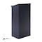 Adiroffice Wood Floor Standing Desk Podium Lectern with Shelf, Black Finish Wood ADI661-01-BLK-MK - alternate 2